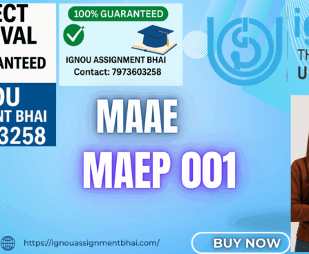 IGNOU MAAE PROJECT