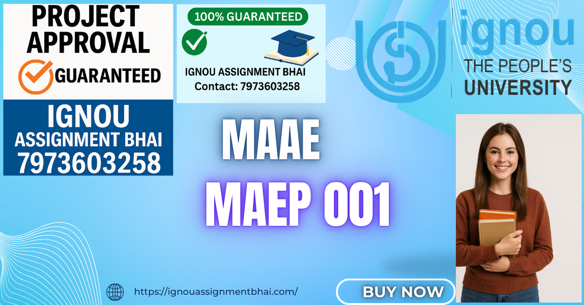 IGNOU MAAE PROJECT