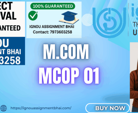 IGNOU MCOM PROJECT