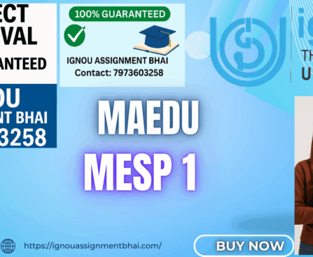 IGNOU MAEDU PROJECT