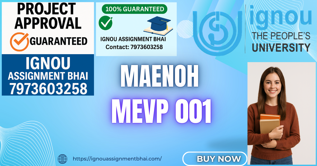 IGNOU MAENOH PROJECT