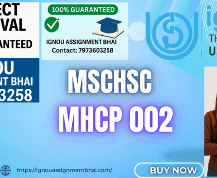 IGNOU MSCHSC PROJECT